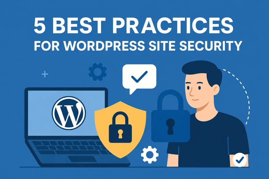 5 security best practices for WordPress sites